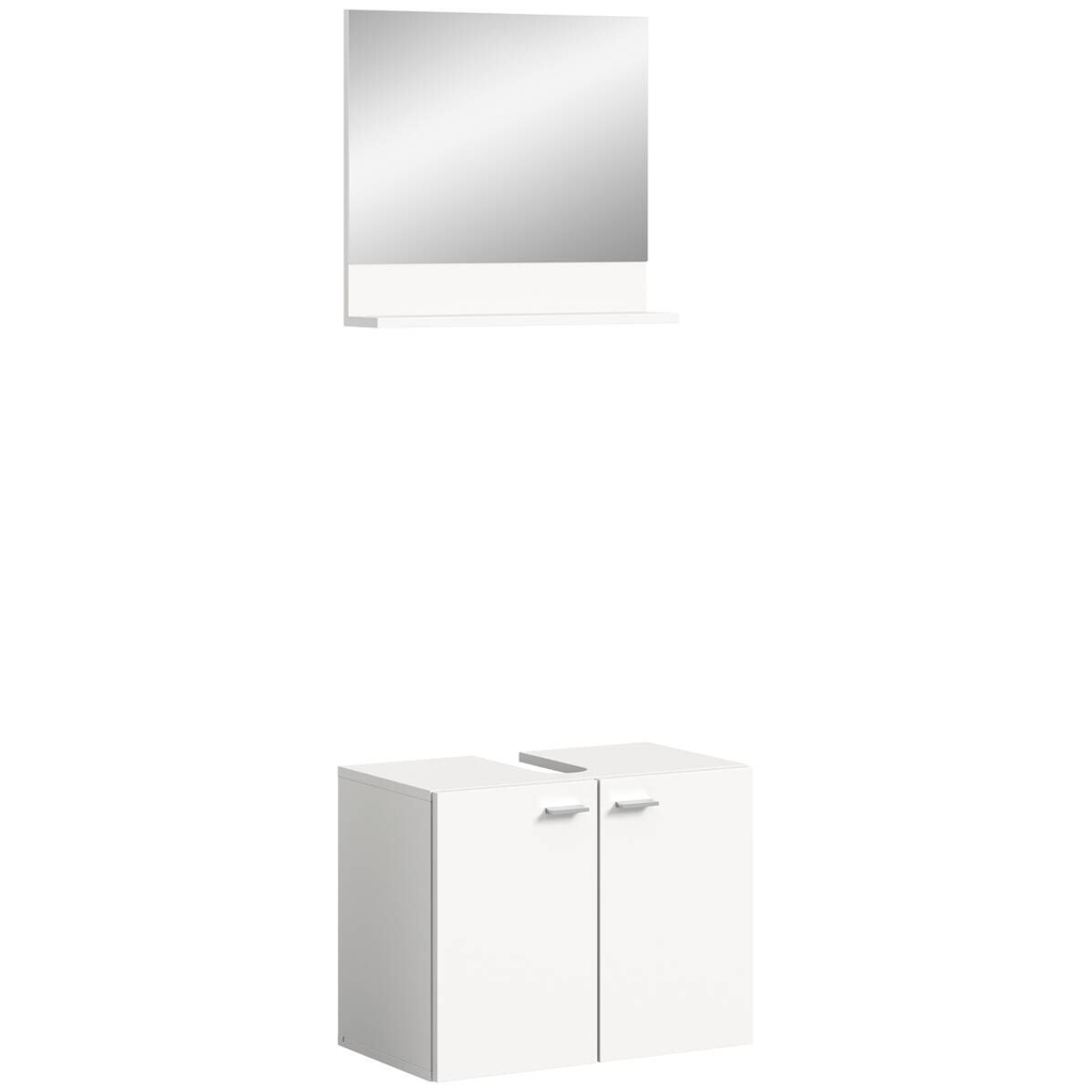 Badezimmer-Set BOSTON weiß B/H/T: ca. 57x44x57 cm