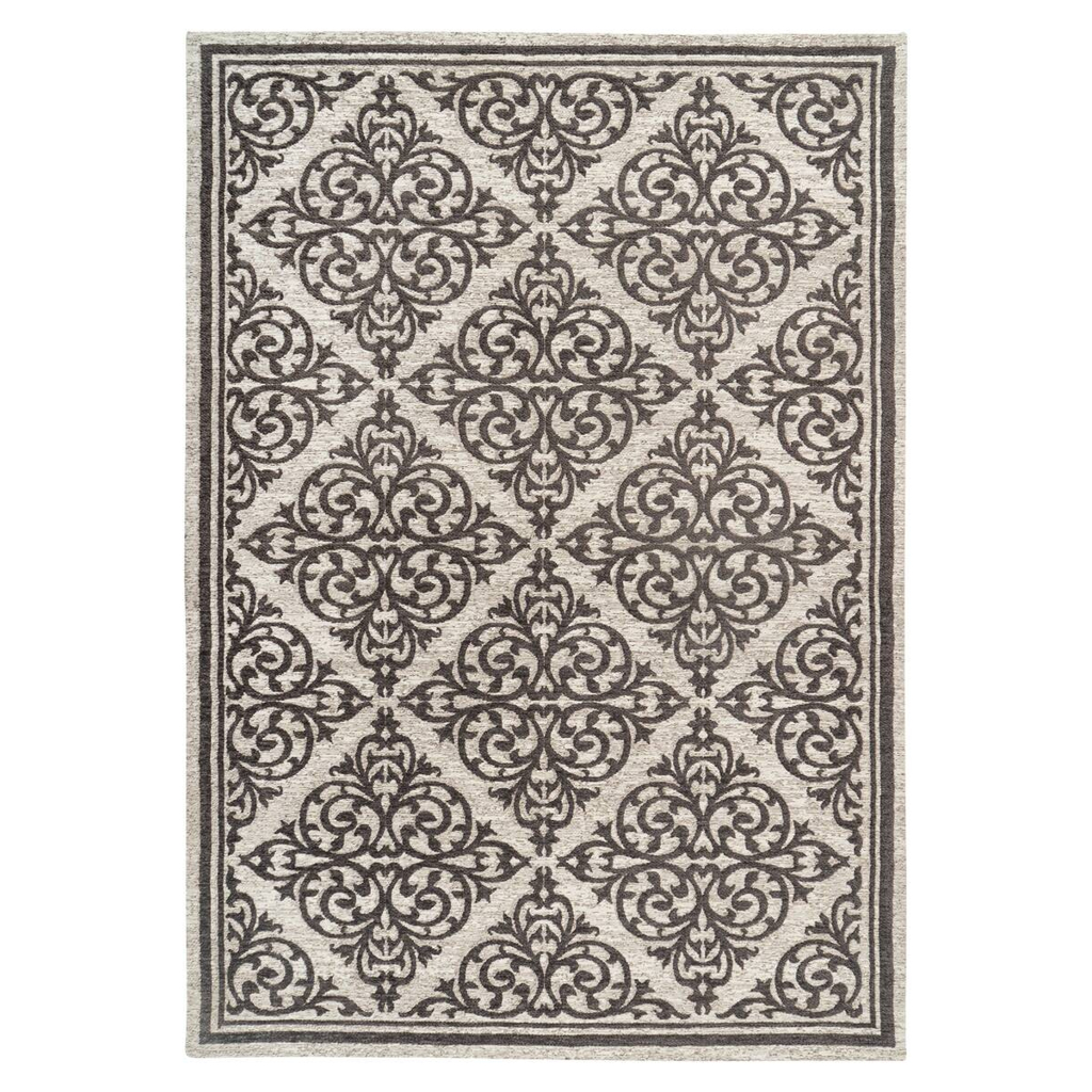 Kayoom Flachflorteppich Davis 125 grau B/H/L: ca. 120x1,2x170 cm