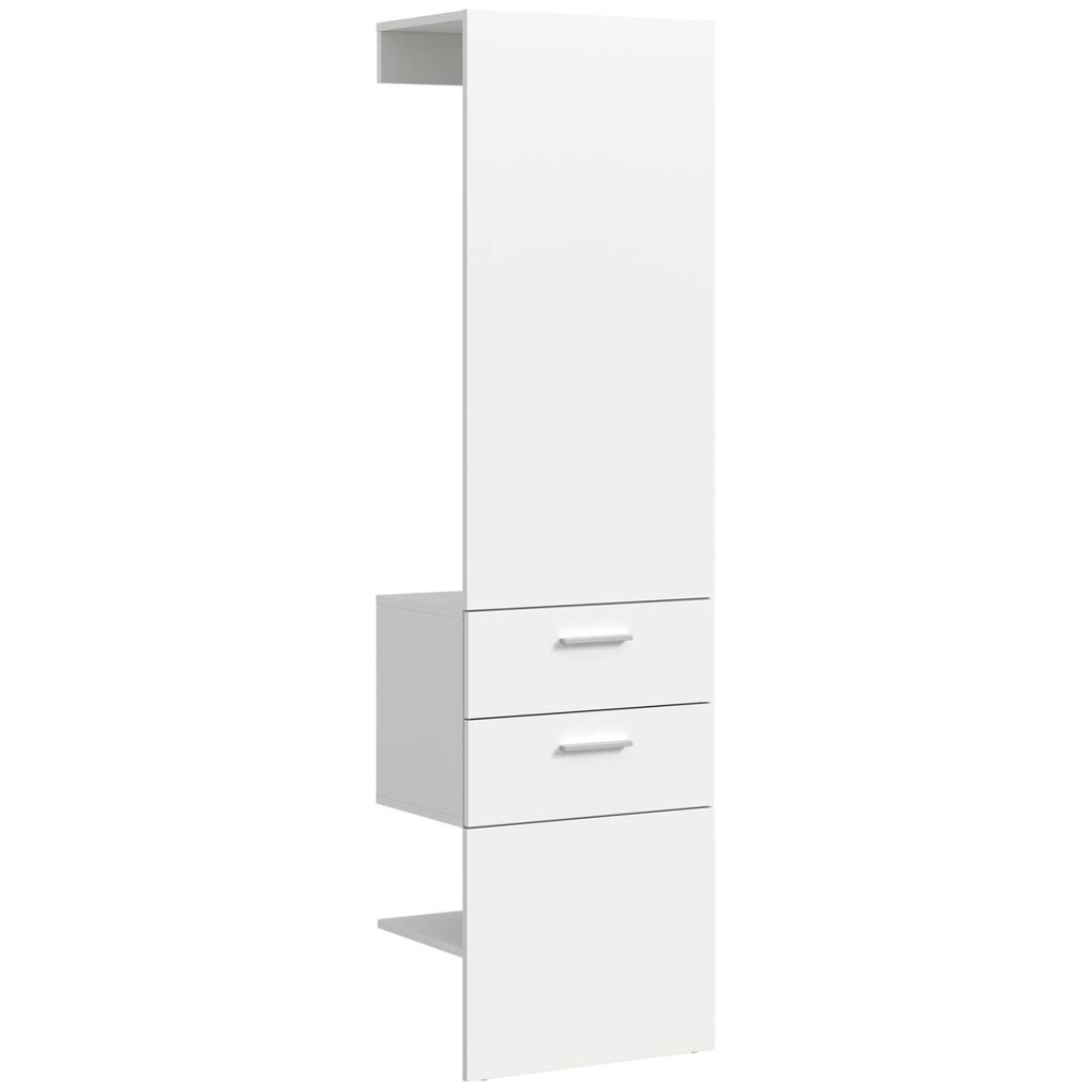 Garderobenpaneel VAGA weiß B/H/T: ca. 52x190x36 cm