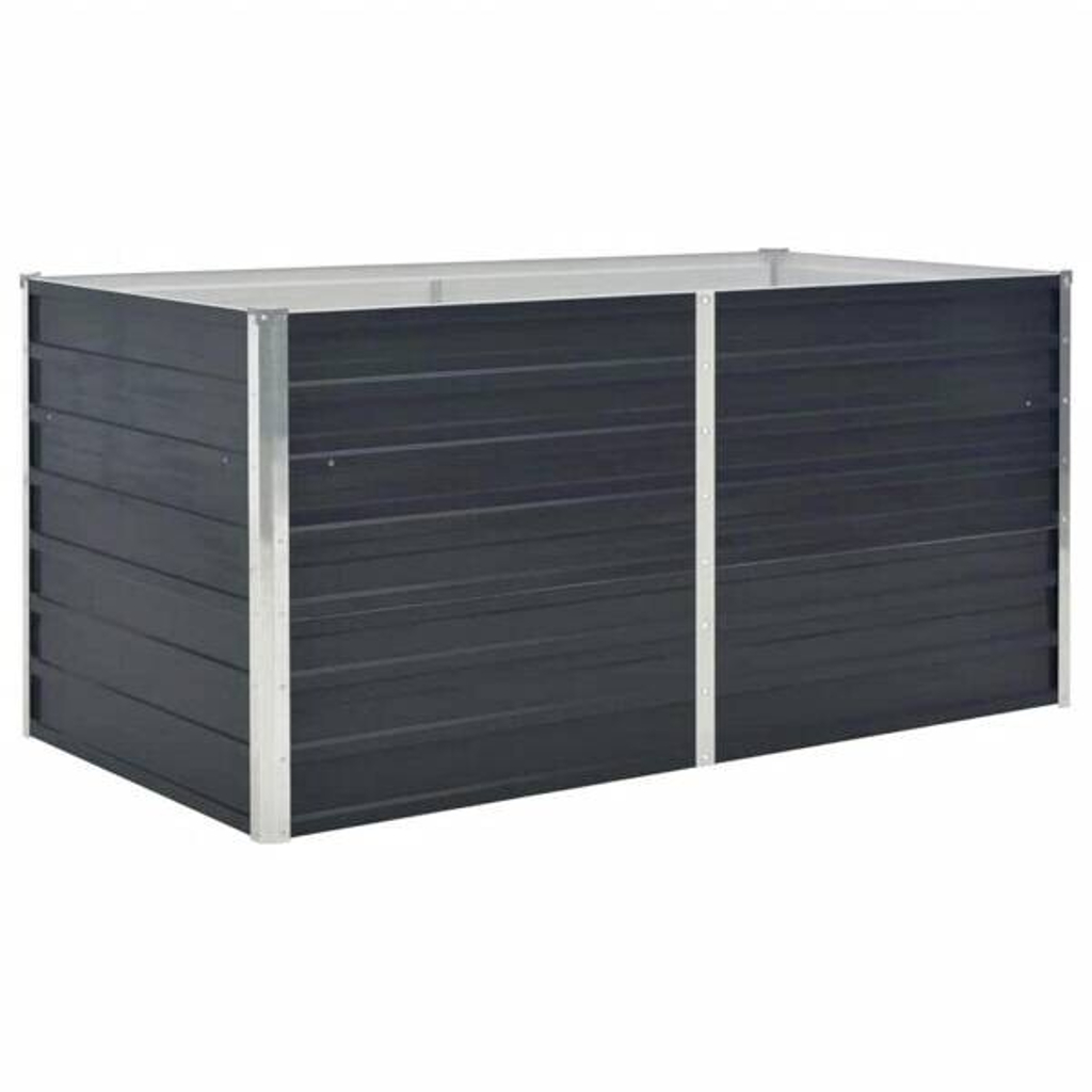 Hochbeet anthrazit Stahl B/H/L: ca. 80x77x160 cm