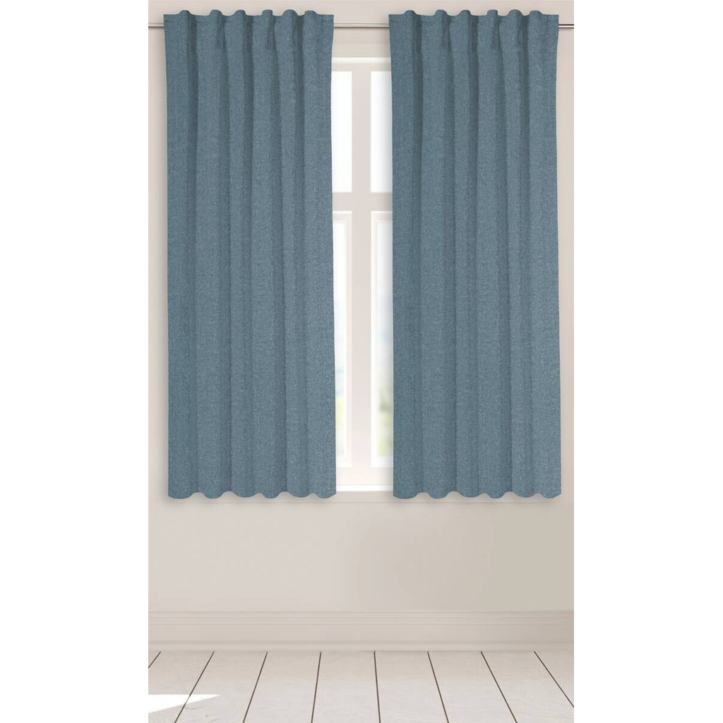 POCOline Kombivorhang Ulrich blau B/L: ca. 135x175 cm