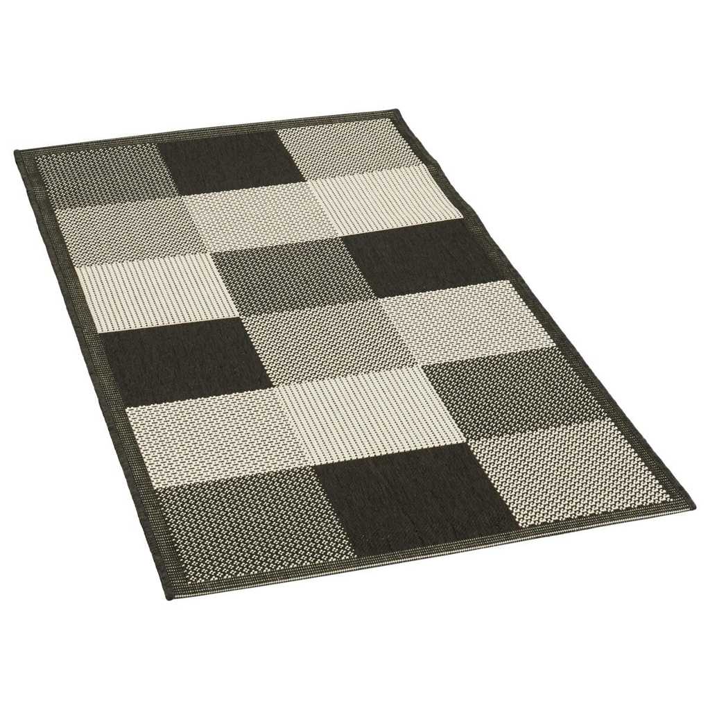 In-/Outdoor-Teppich Ambiente schwarz B/L: ca. 60x110 cm