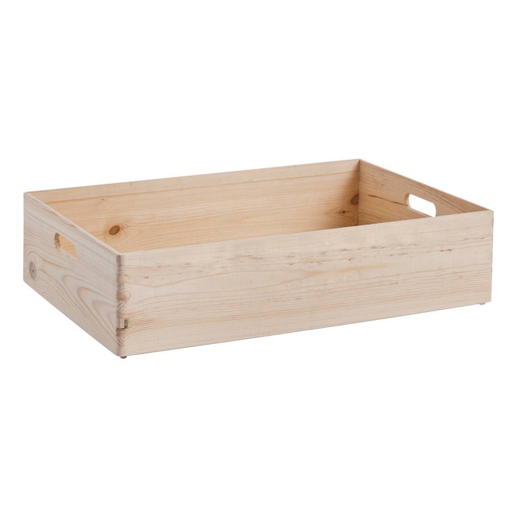 Zeller Allzweckkiste natur Kiefer B/H/L: ca. 60x15x40 cm