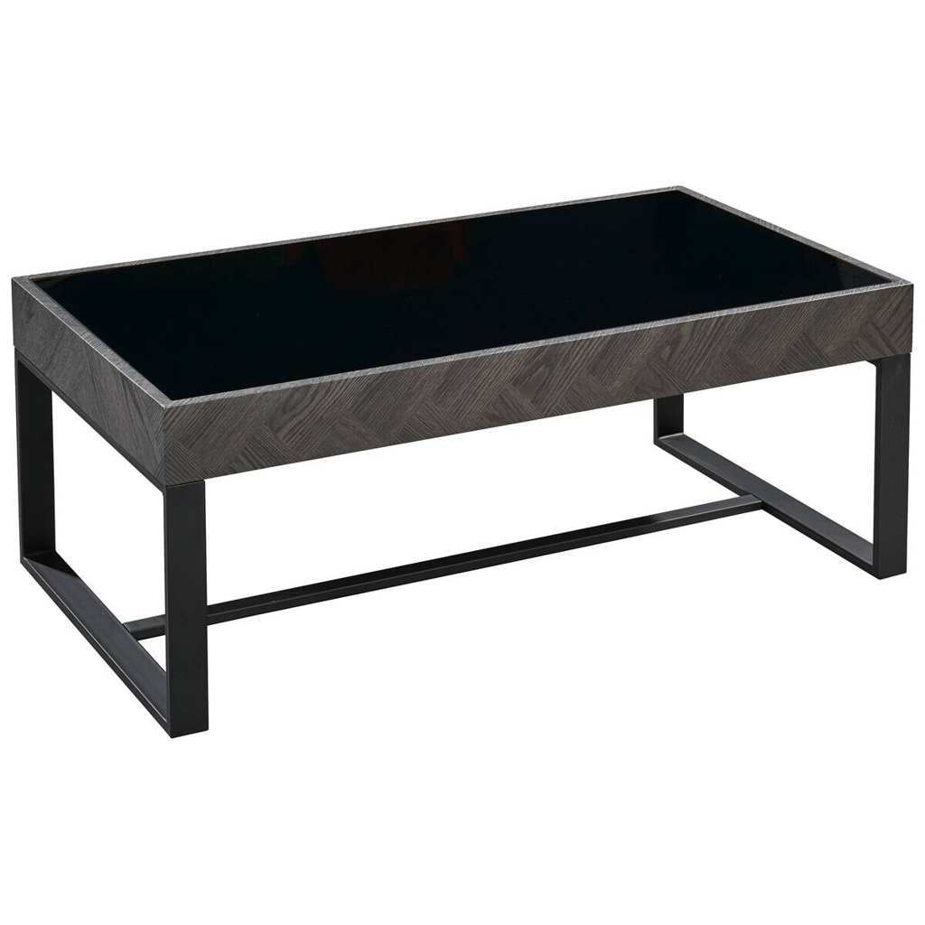 Couchtisch Mimi schwarz Glas B/H/T: ca. 110x43x60 cm