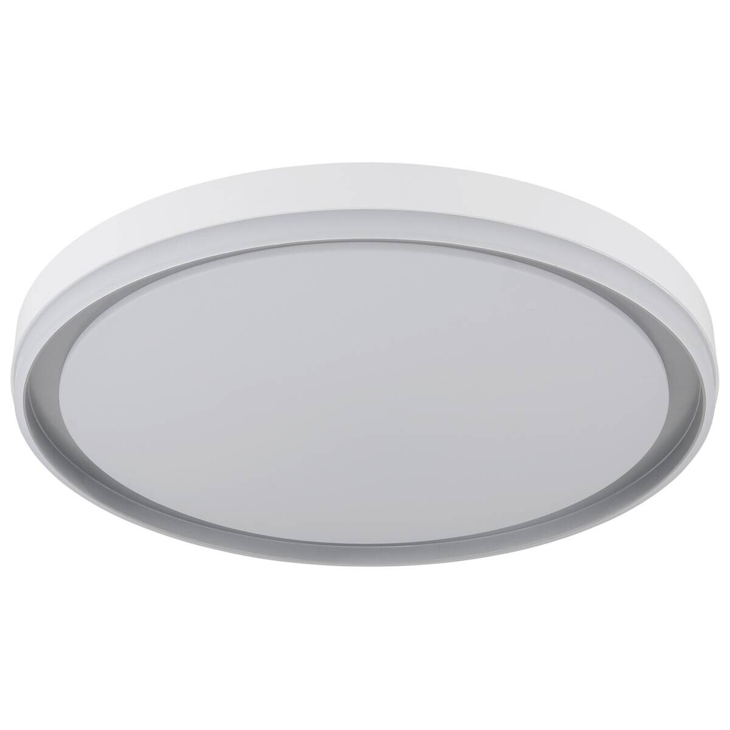 GLOBO Deckenventilator weiß silber Kunststoff Metall B/H/L: ca. 9x50,5x51 cm