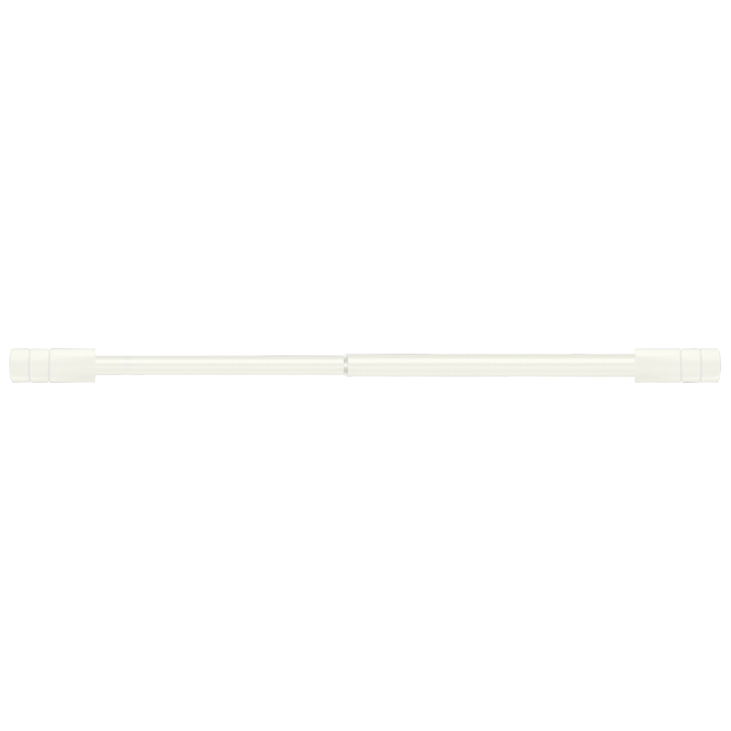 POCOline Stilgarnituren Rillen weiß Metall D: ca. 1,6 cm ausziehbar von ca. 130 bis 240 cm 1.0 Läufe