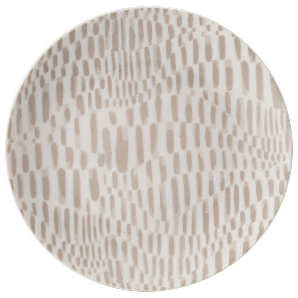 van Well Dessertteller taupe Keramik