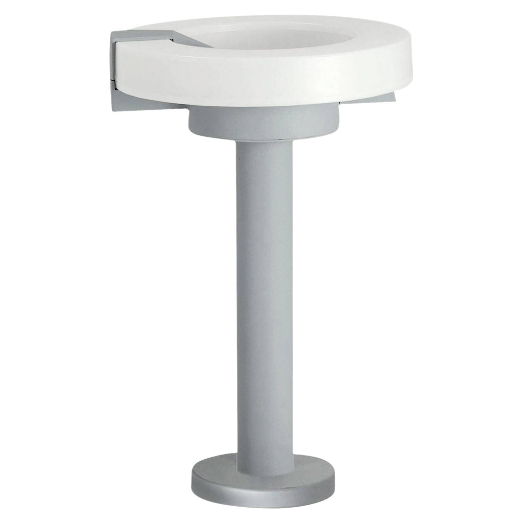 Eglo Stehlampe Roi weiß silber Stahl B/H/L: ca. 26x43x26 cm