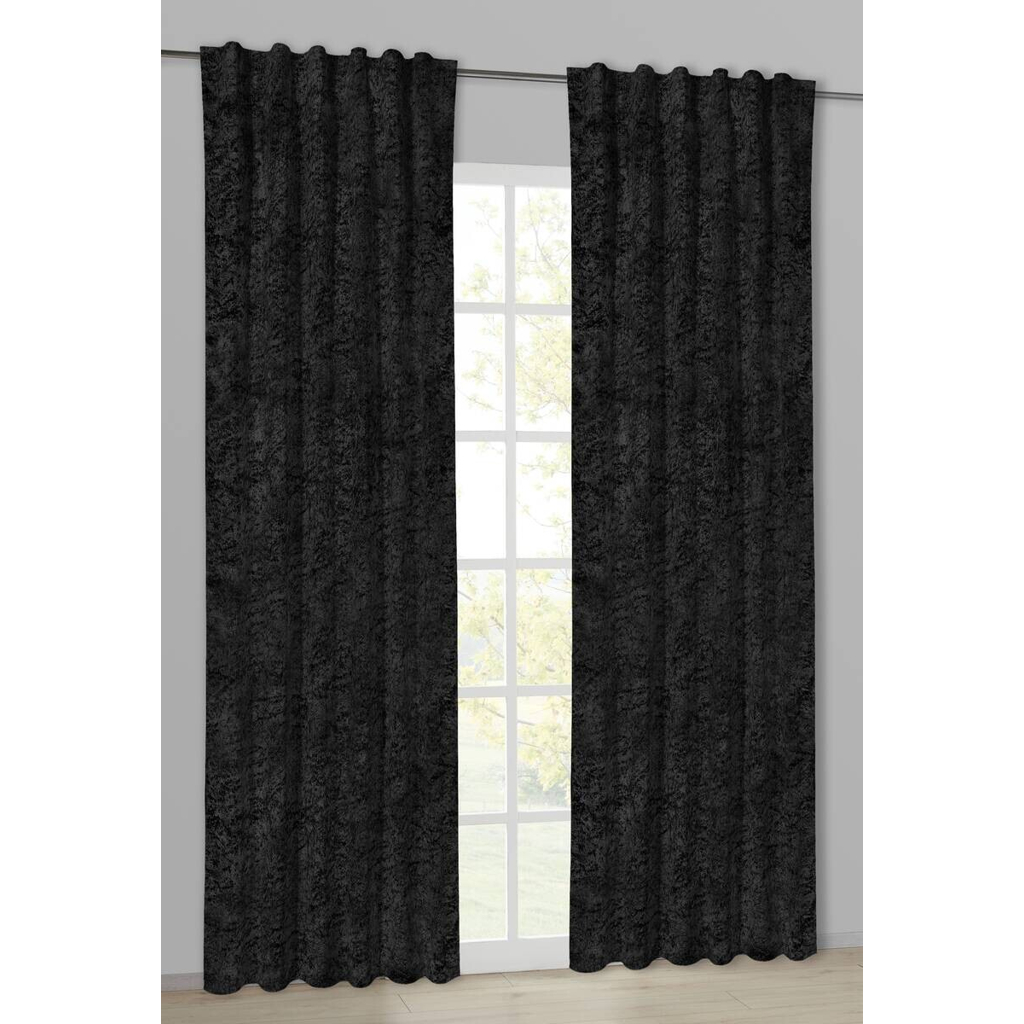 Thermovorhang Frozen schwarz B/L: ca. 140x245 cm
