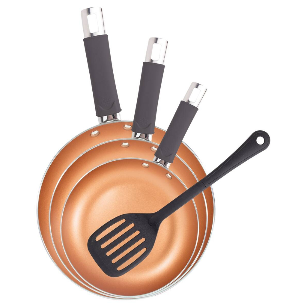SAN IGNACIO Pfannenset BROTO REECO orange Aluminium 3 tlg.