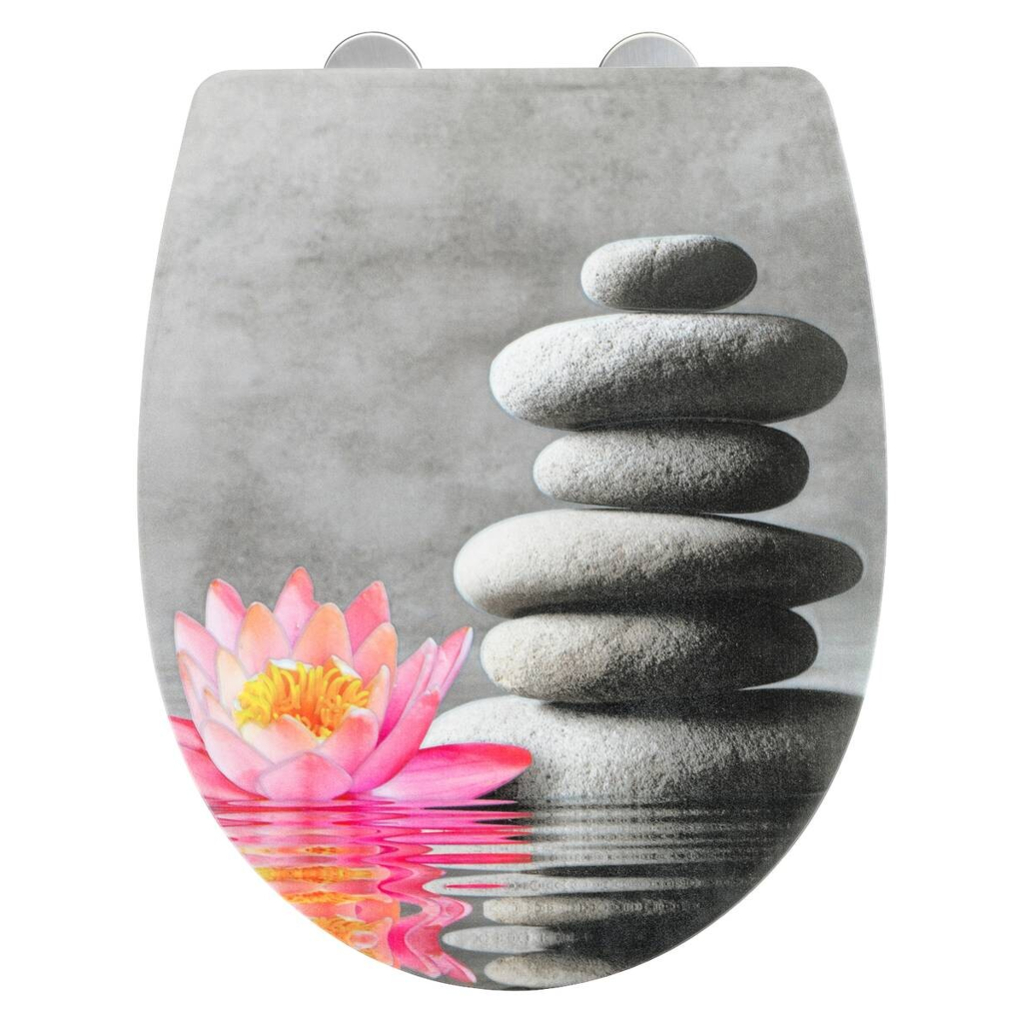 WENKO WC-Sitz Water Lily Thermoplast