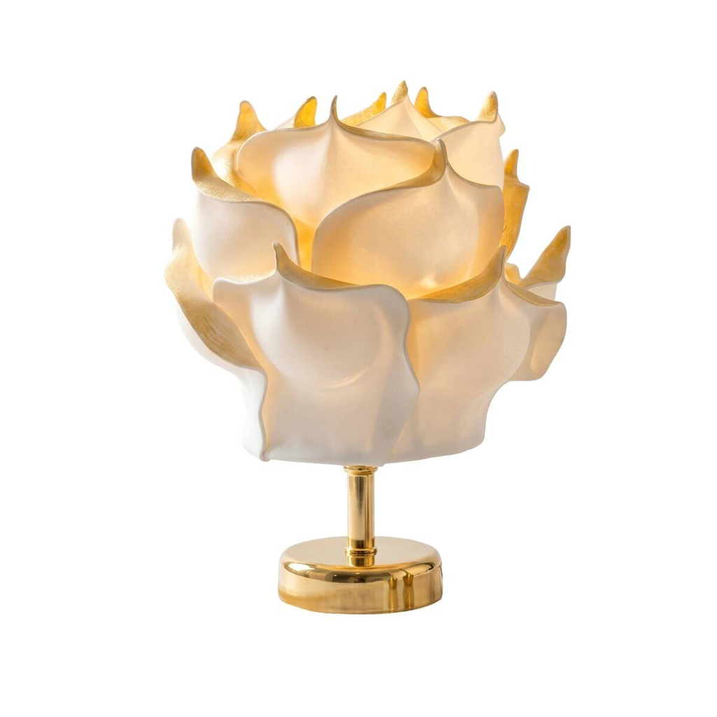Opviq Tischleuchte gold Metall B/H/T/L/D: ca. 24x30x24x24x24 cm null 1 Brennstellen