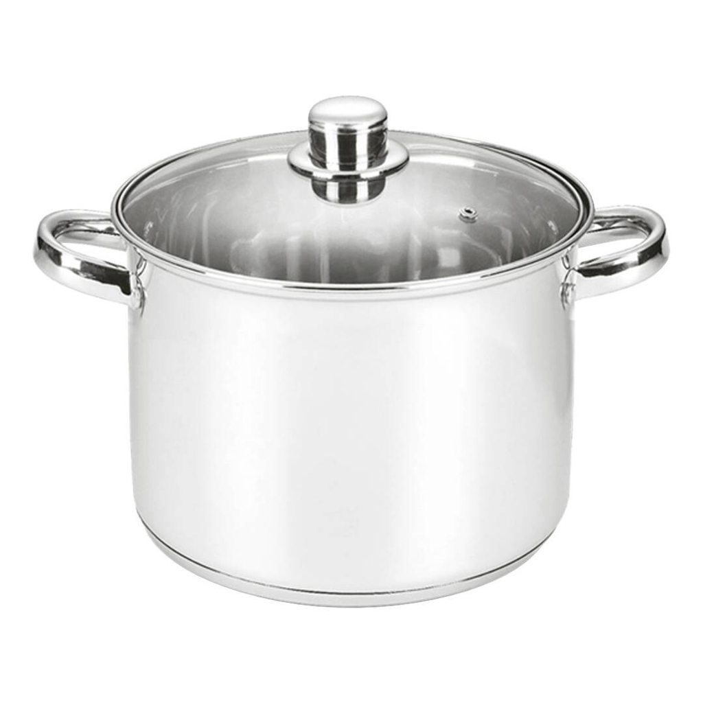 MICHELINO Großraumtopf silber Edelstahl D: ca. 24 cm