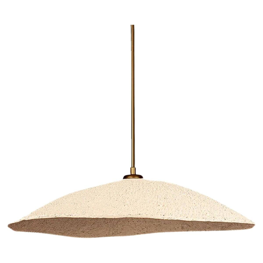 Opviq Pendelleuchte gold ecru Metall B/T/L: ca. 40x40x40 cm E27 1 Brennstellen