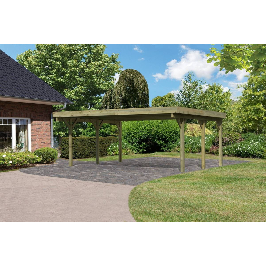 Karibu Carport Classic 1A B/H/T: ca. 598x237x480 cm