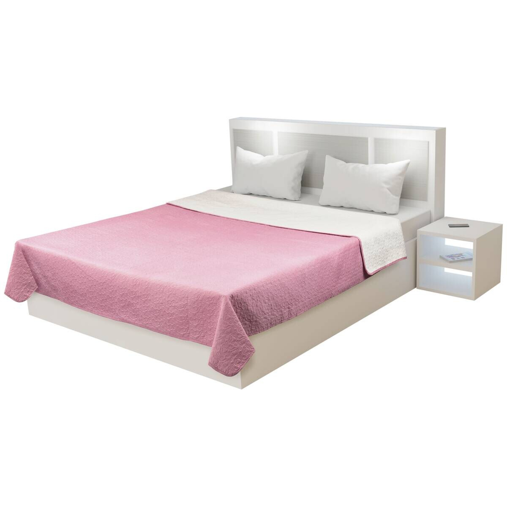 Tagesdecke offwhite Polyester B/L: ca. 160x220 cm