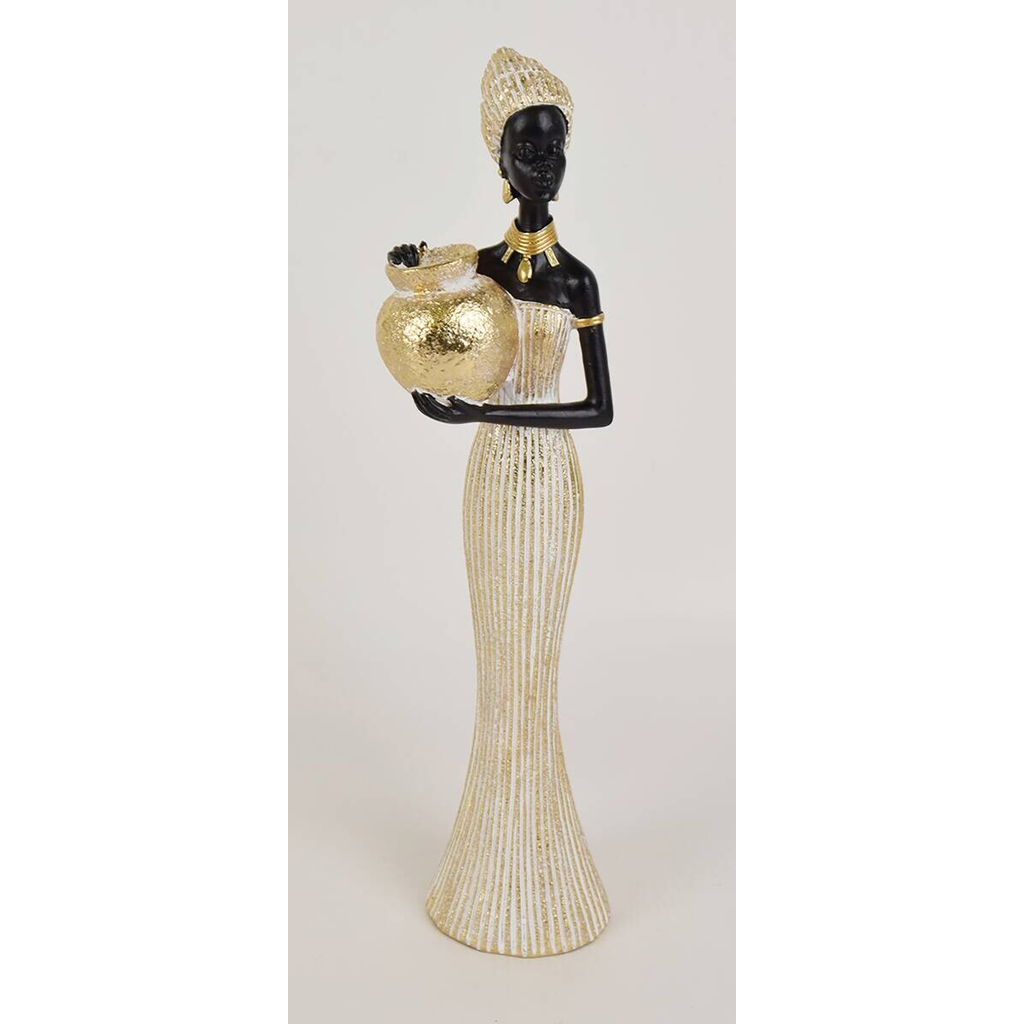 Dekorationsartikel gold Kunststoff H: ca. 30,5 cm