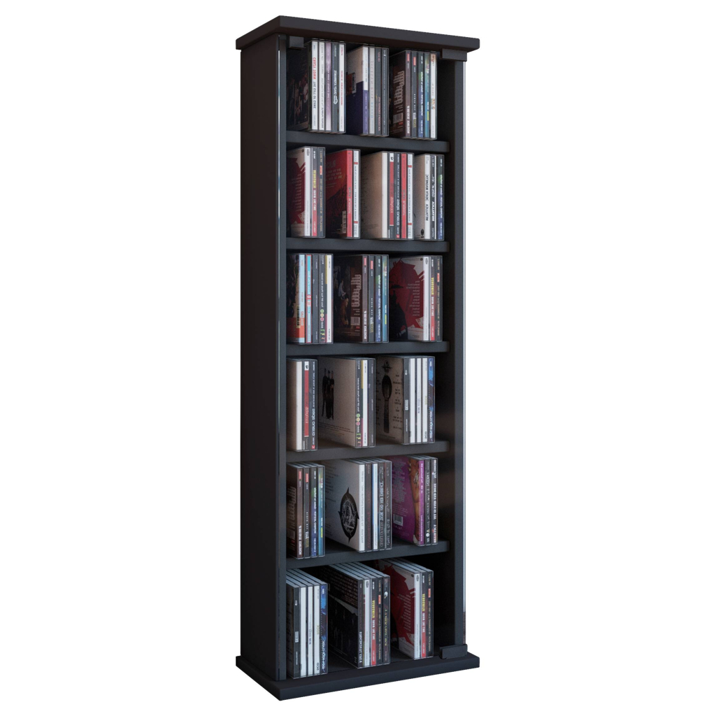 Regal Vetro schwarz Holzwerkstoff B/H/T: ca. 31x91,5x18 cm