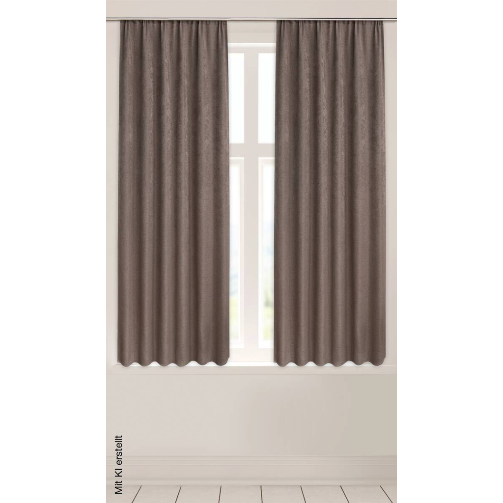 silver edition Verdunklungsvorhang Henry taupe B/L: ca. 135x175 cm