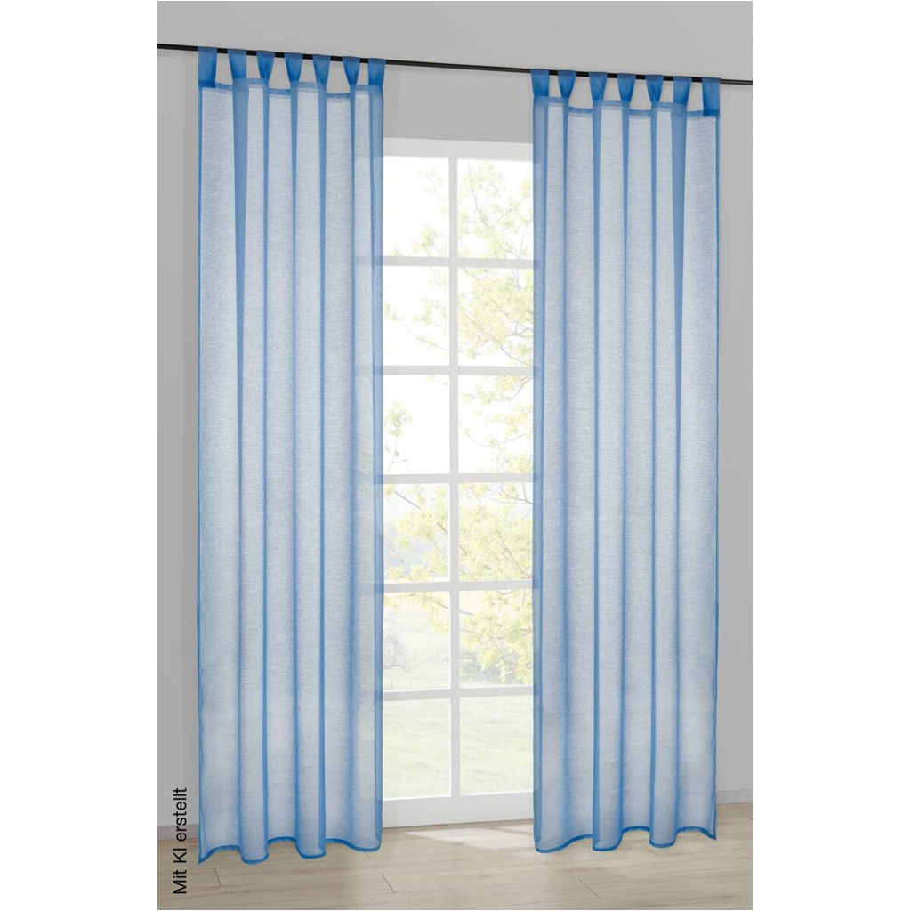 POCOline Kombivorhang Julia blau B/L: ca. 135x235 cm