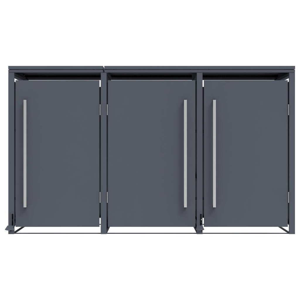 Westmann Mülltonnenbox Pedura anthrazit B/H/L: ca. 199x116x80 cm