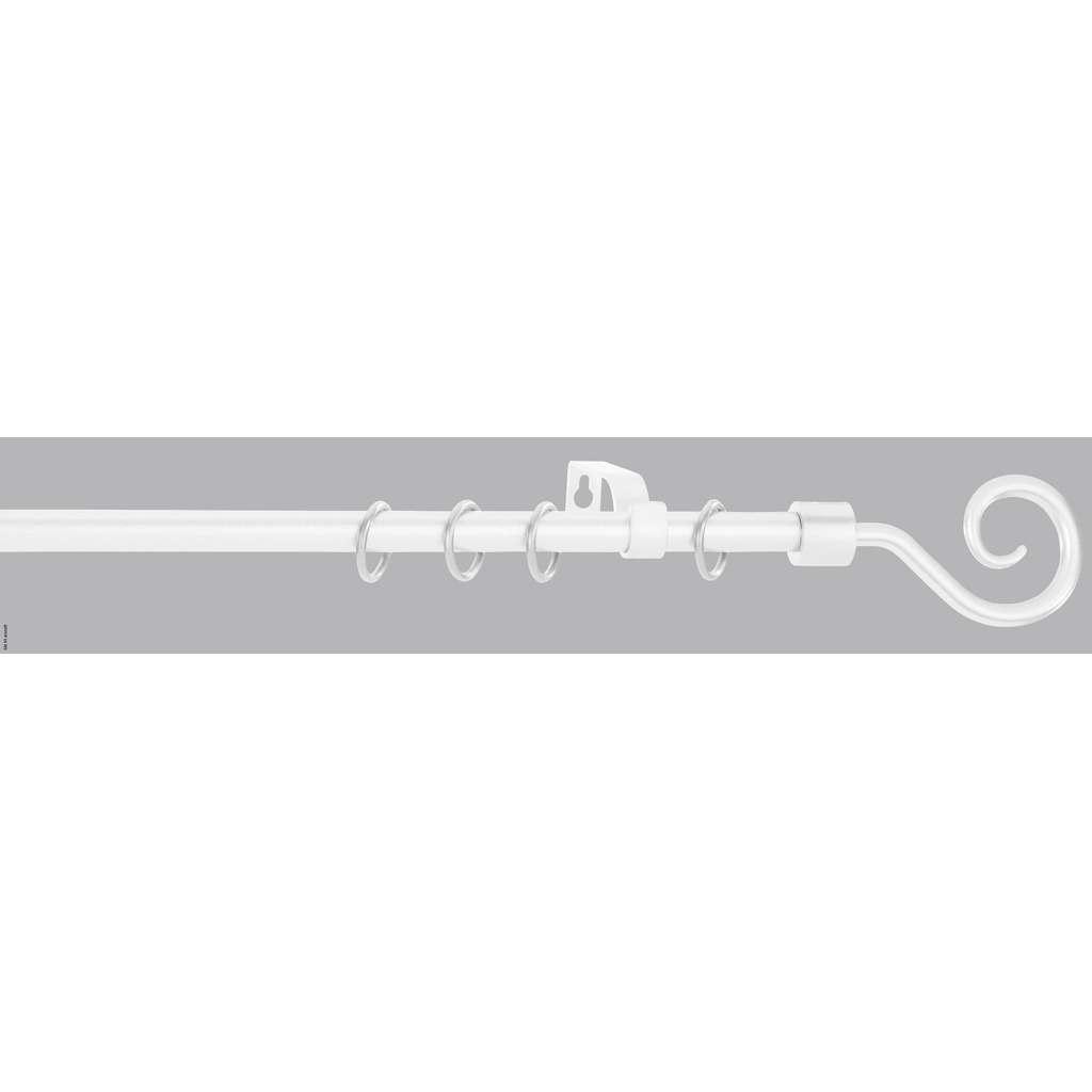 POCOline Stilgarnituren Kringel weiß Metall D: ca. 1,6 cm ausziehbar von ca. 130 bis 240 cm 1.0 Läufe