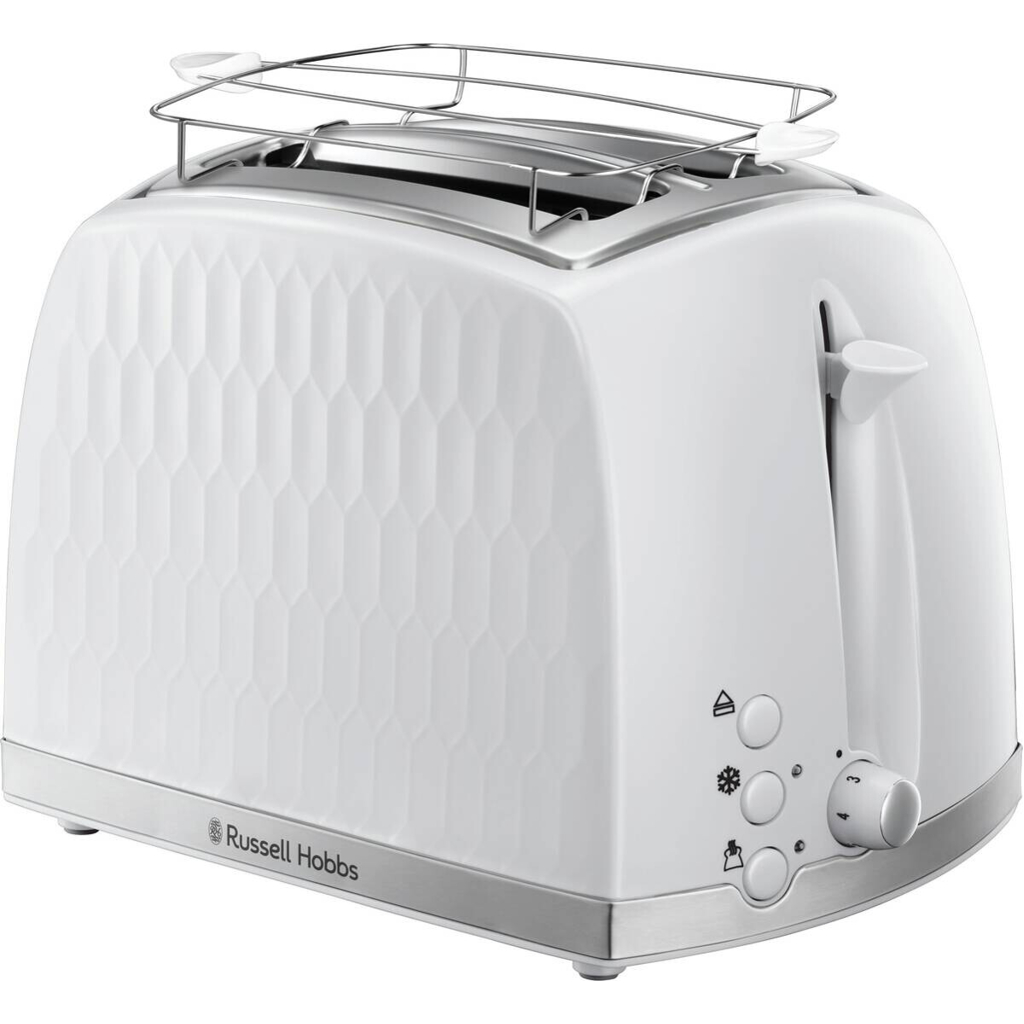 Russel Hobbs Toaster 26060-56 weiß Kunststoff Edelstahl B/H/L: ca. 18,2x22,1x27 cm