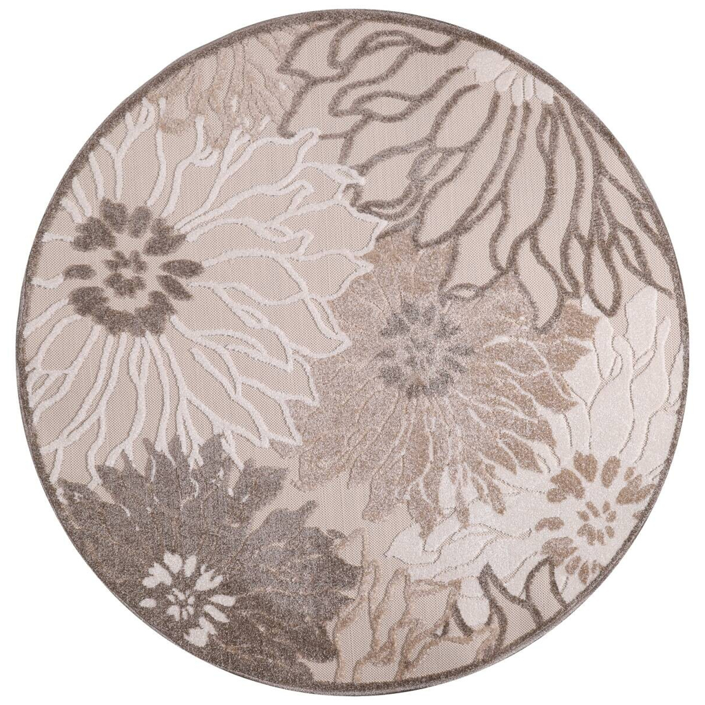 Sanat Outdoorteppich FLORAL creme D: ca. 200 cm