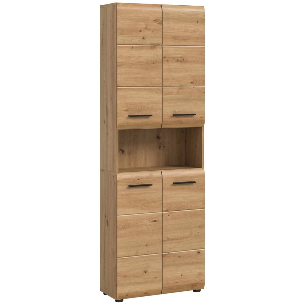 Hochschrank Ice Artisan Oak Nachbildung B/H/T: ca. 60x185x30 cm