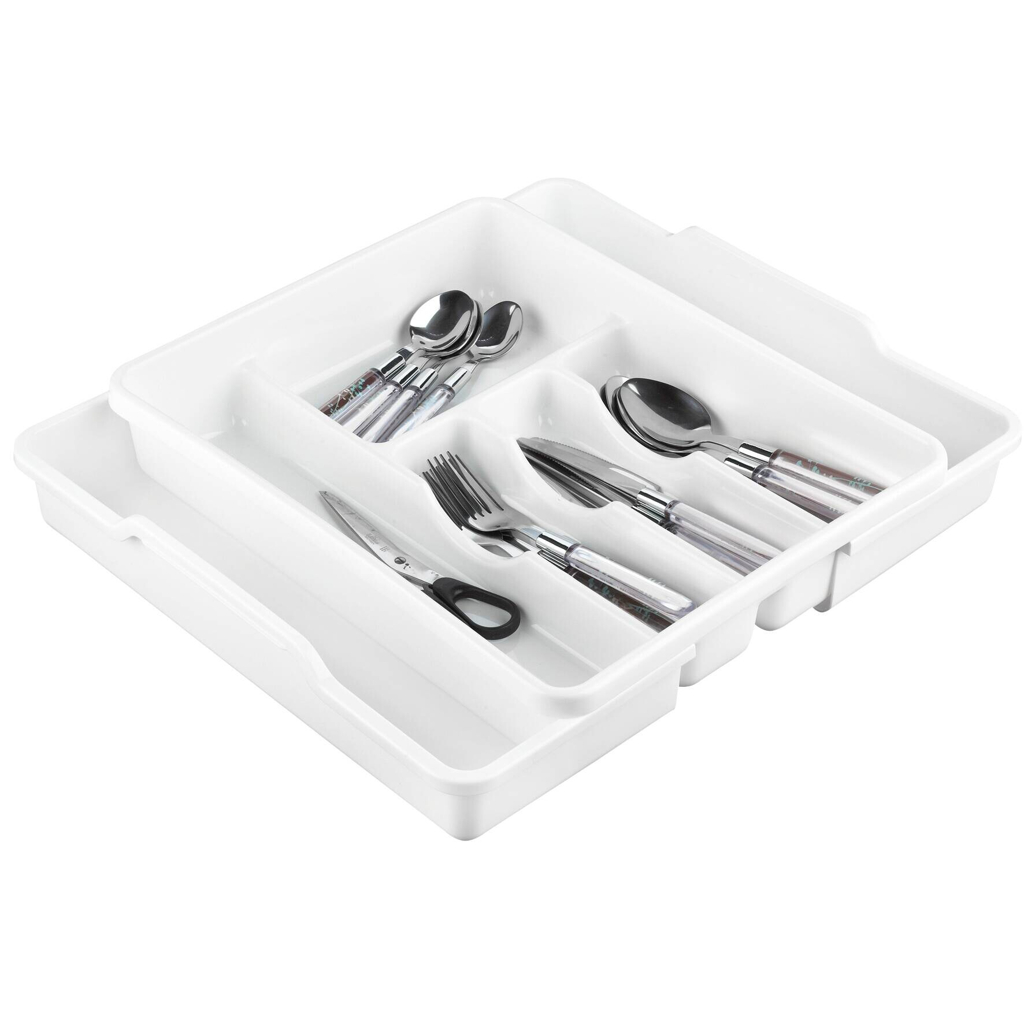 keeeper Besteckkasten weiß B/H/L: ca. 38x7,5x32 cm