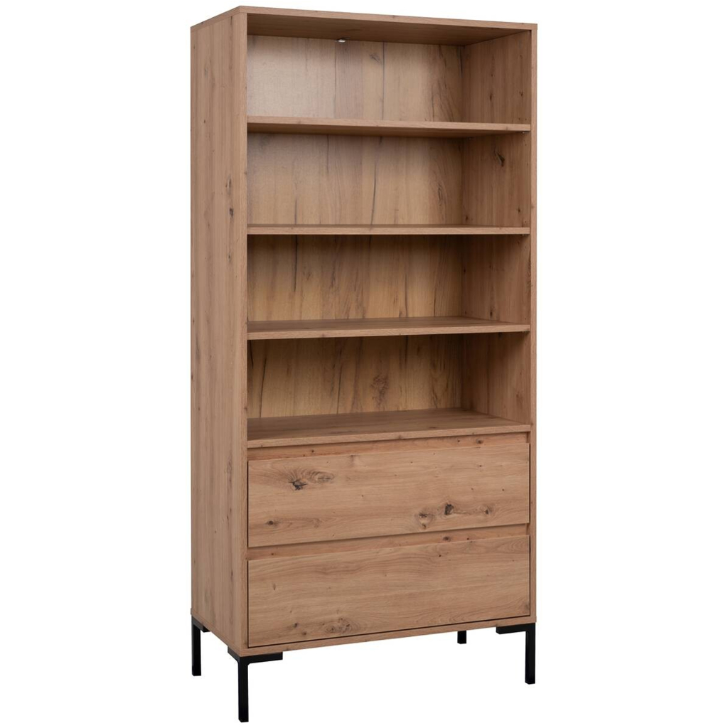 Regal Korsika Eiche Artisan Nachbildung B/H/T: ca. 78x165x40 cm