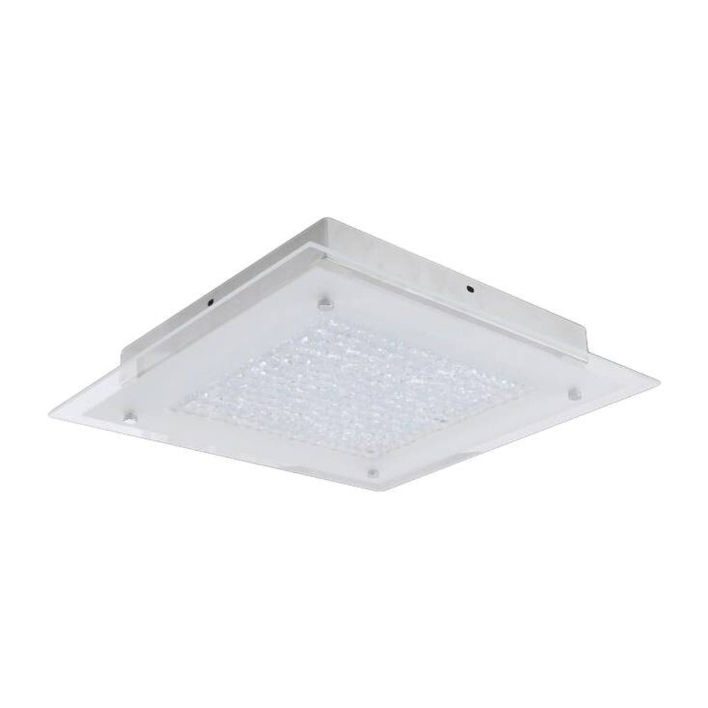 Näve Leuchten LED Deckenleuchte NV1182842 Chrom Metall Glas B/H/T: ca. 36x6x36 cm null 1 Brennstellen