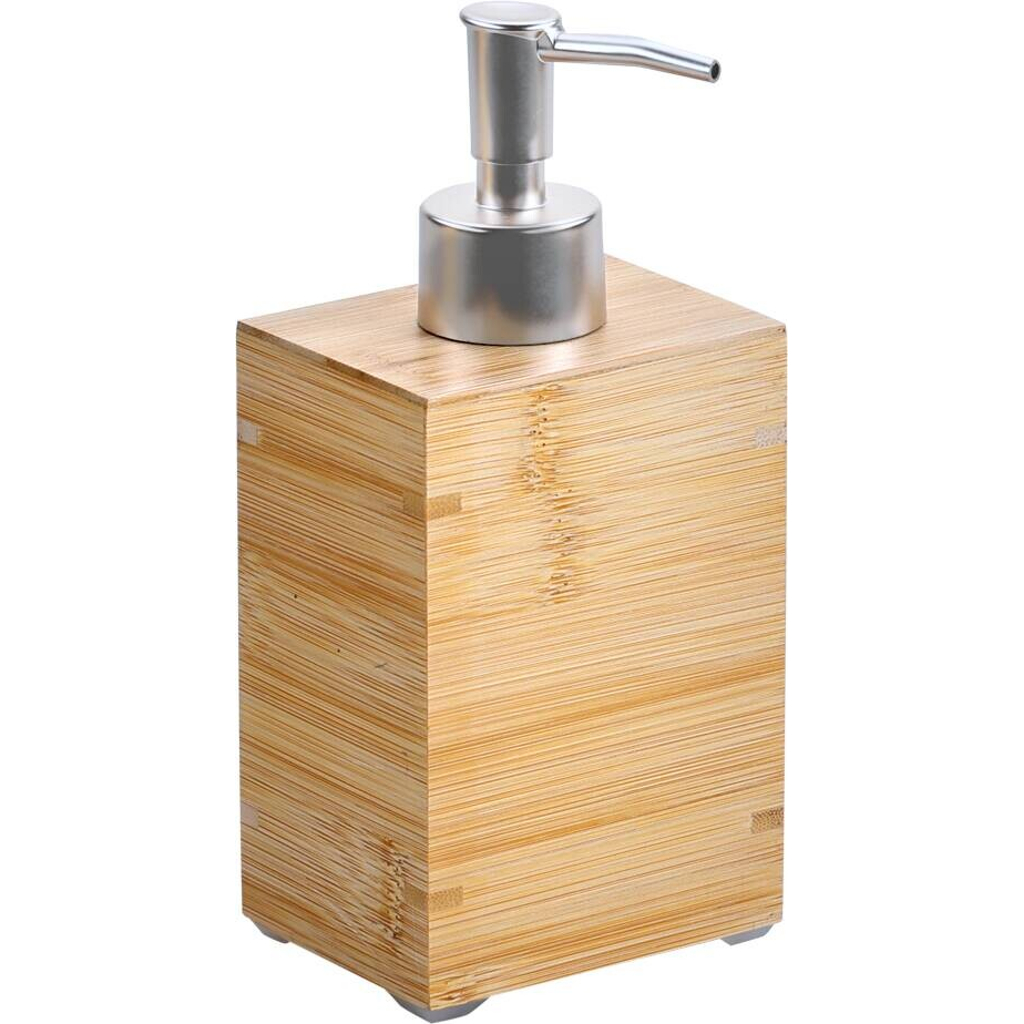Kesper Seifenspender natur Bambus B/H/L: ca. 6,5x18x8,5 cm