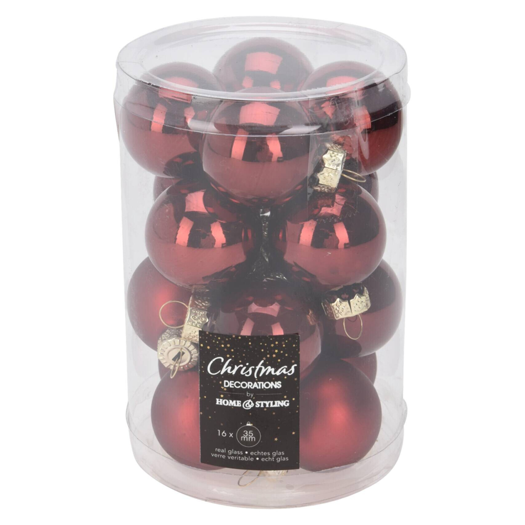 Weihnachtskugel rot
