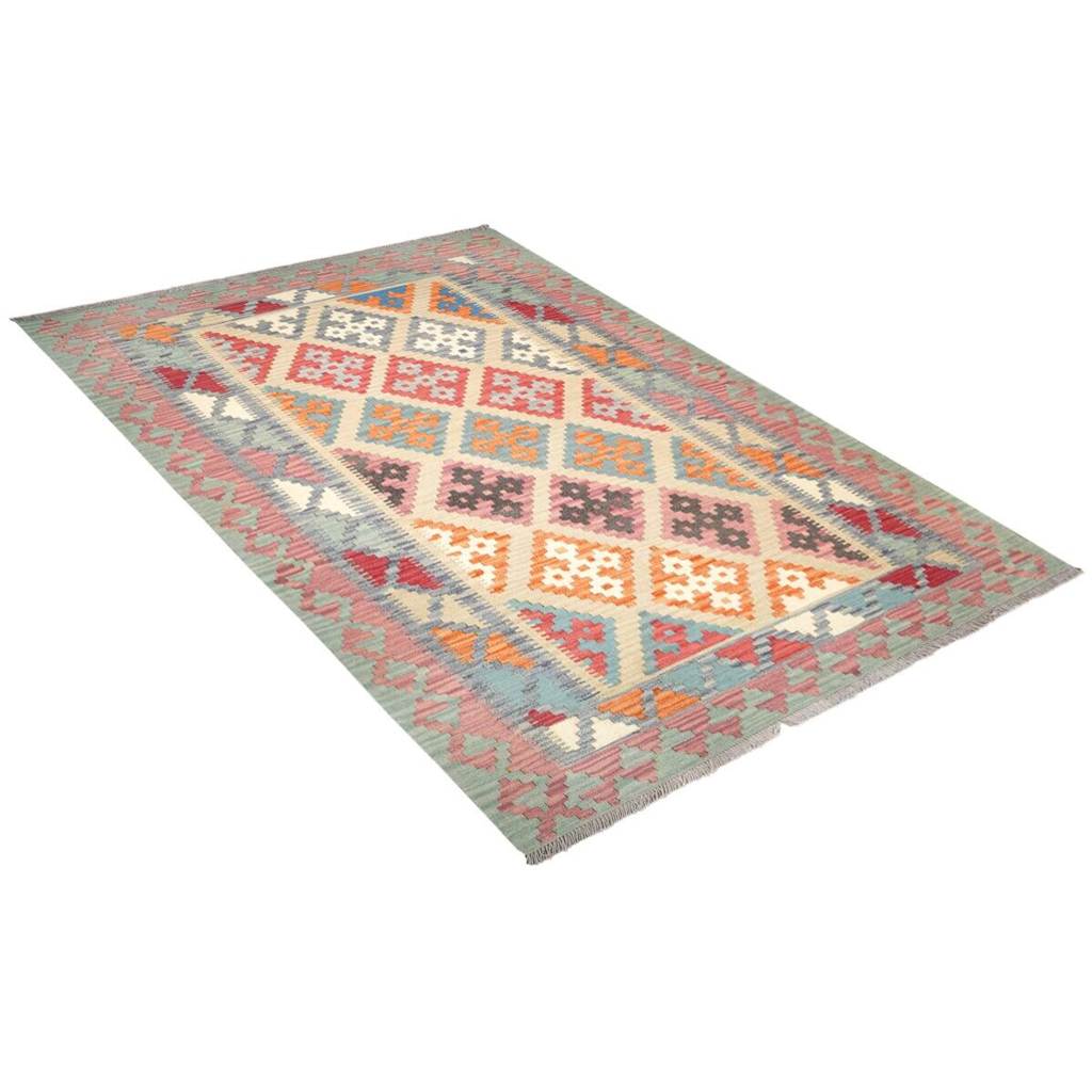 PersaTepp Teppich Kelim Gashgai grau B/H/L: ca. 180x1x263 cm
