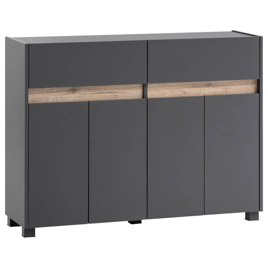 Kommode Cosmo anthrazit B/H/T: ca. 112,2x84,8x33 cm