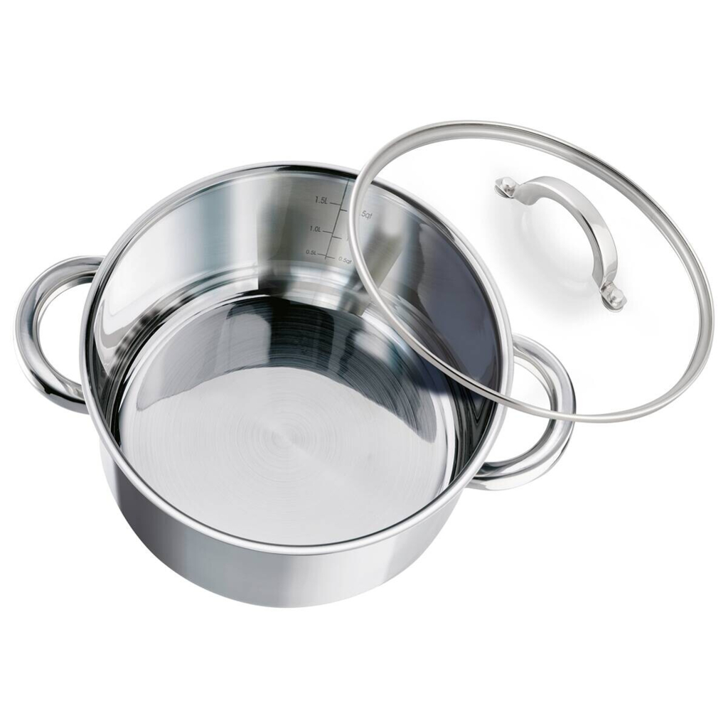 ELO Basic Fleischtopf silber Edelstahl D: ca. 24 cm