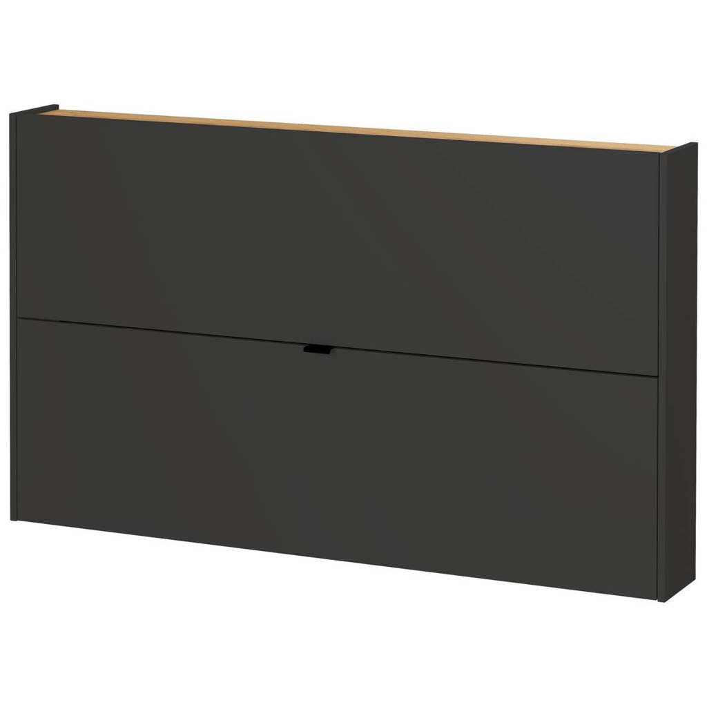 Schuhschrank 1392-549 Graphit Optik Eiche Navarra Nachbildung