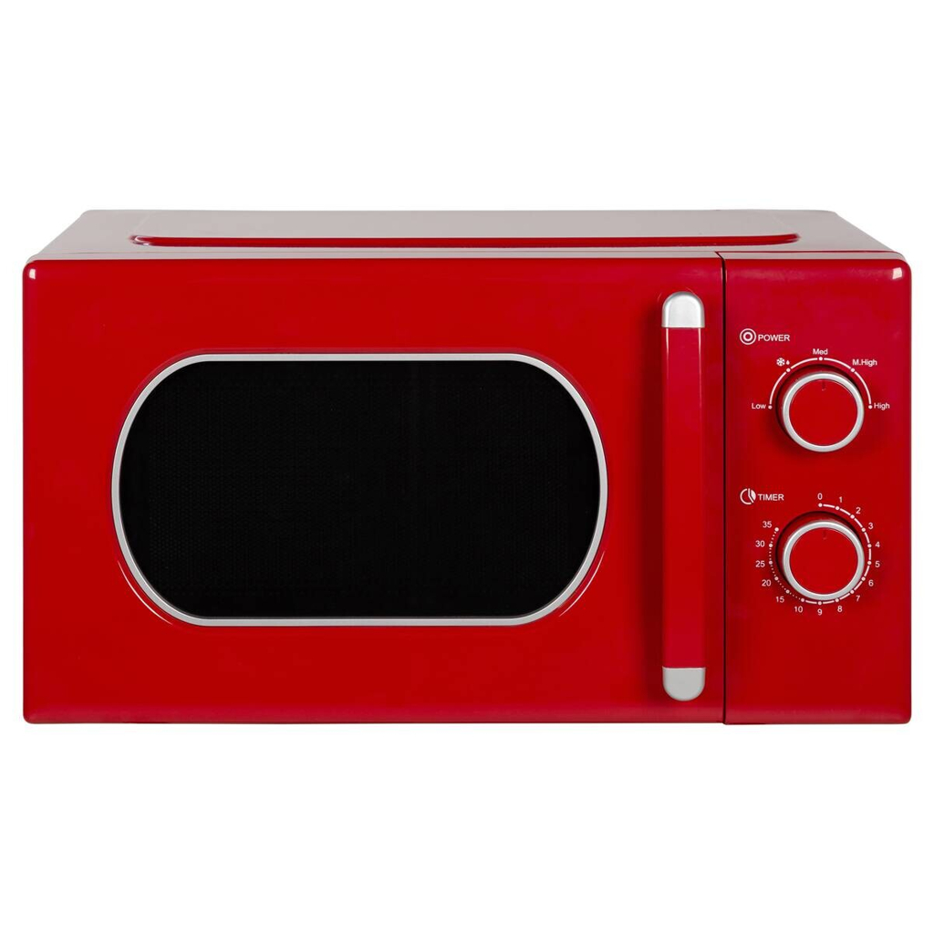 POCOline Mikrowelle rot Glas B/H/L: ca. 45,6x26,3x32,6 cm