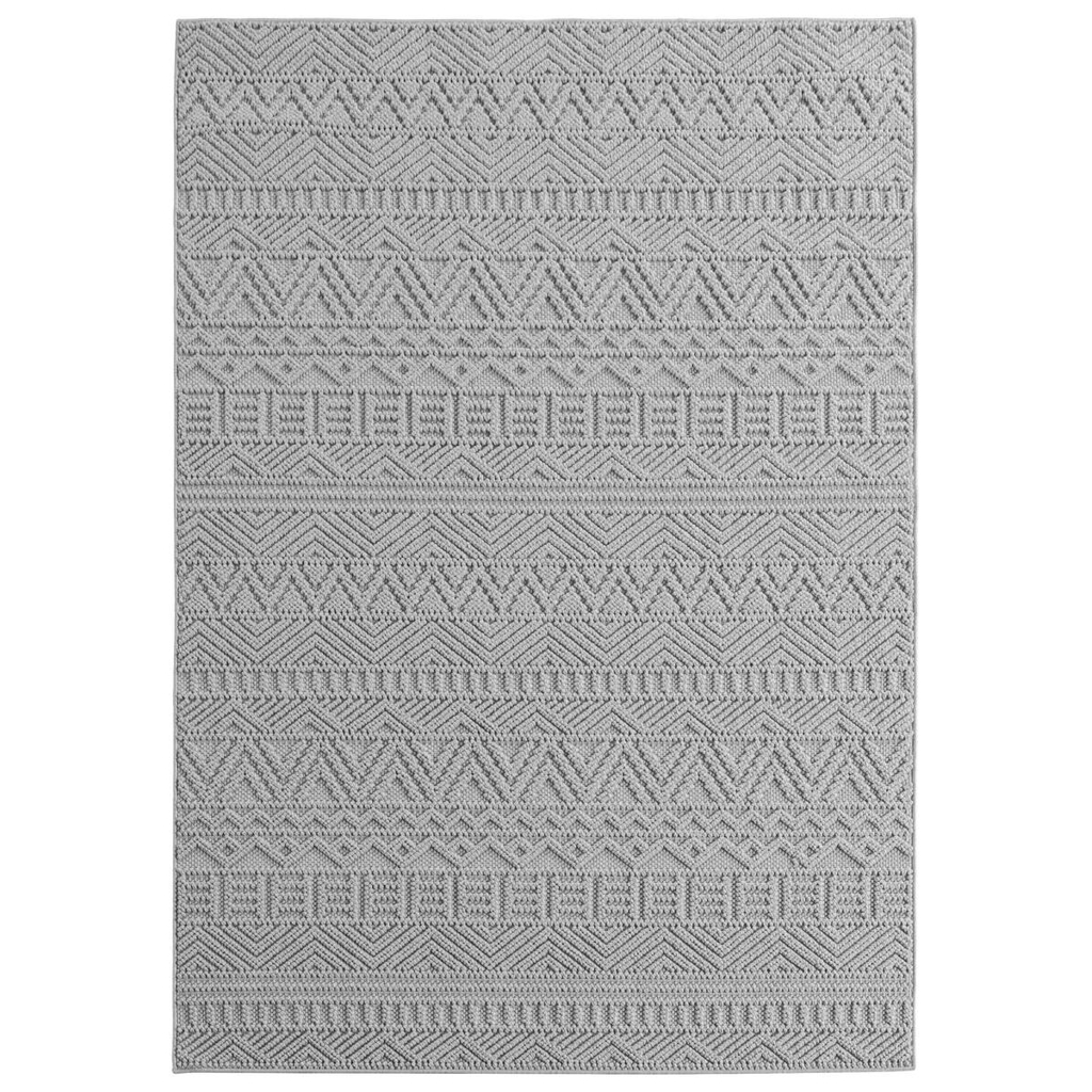 Ayyildiz Kurzflorteppich HELIX silber B/H/L: ca. 200x0,7x290 cm