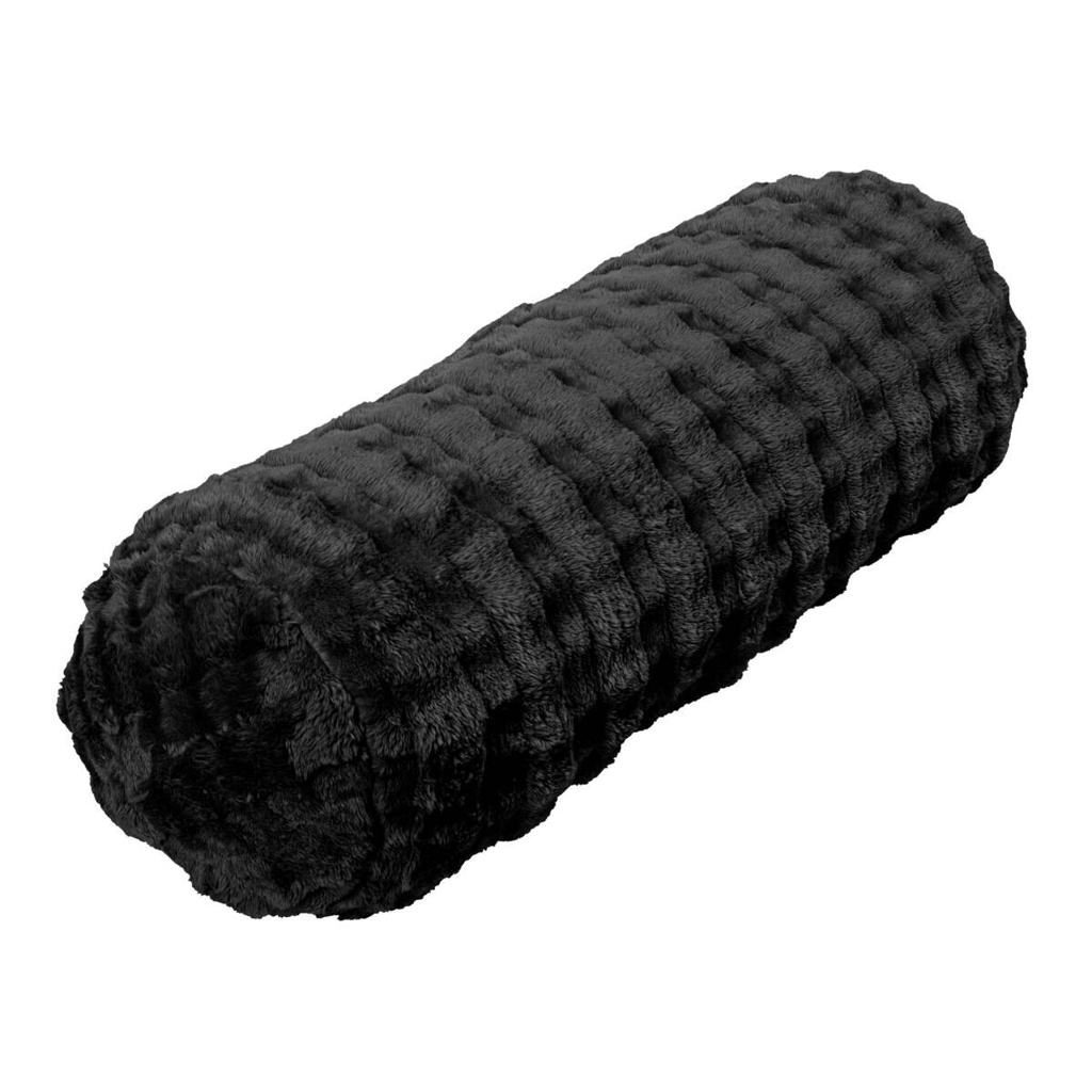 Nackenrolle schwarz Polyester B/D: ca. 70x22 cm