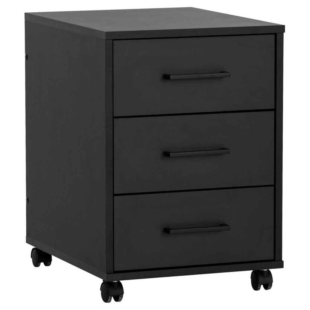 Rollcontainer Ruby schwarz matt B/H/T: ca. 40,1x57x50 cm