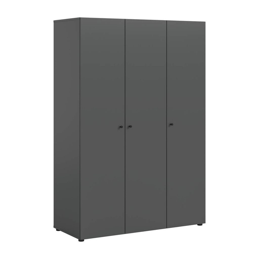Kleiderschrank DARWIN anthrazit B/H/T: ca. 120x176x51 cm