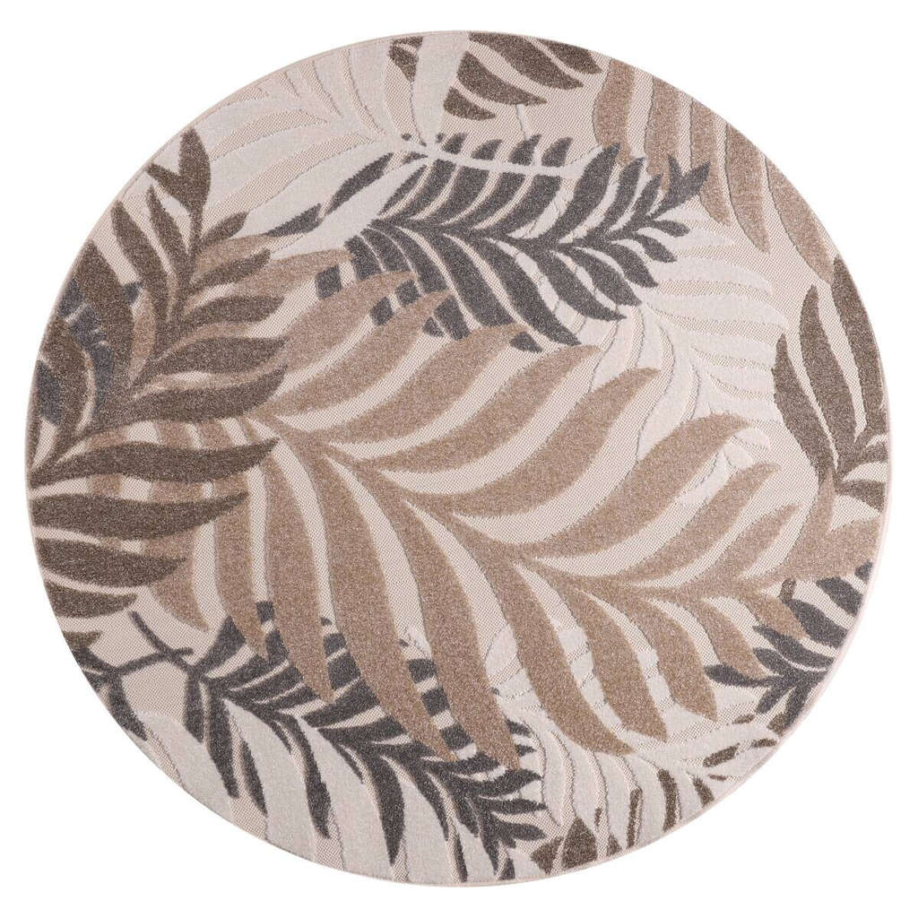 Sanat Outdoorteppich FLORAL creme D: ca. 120 cm