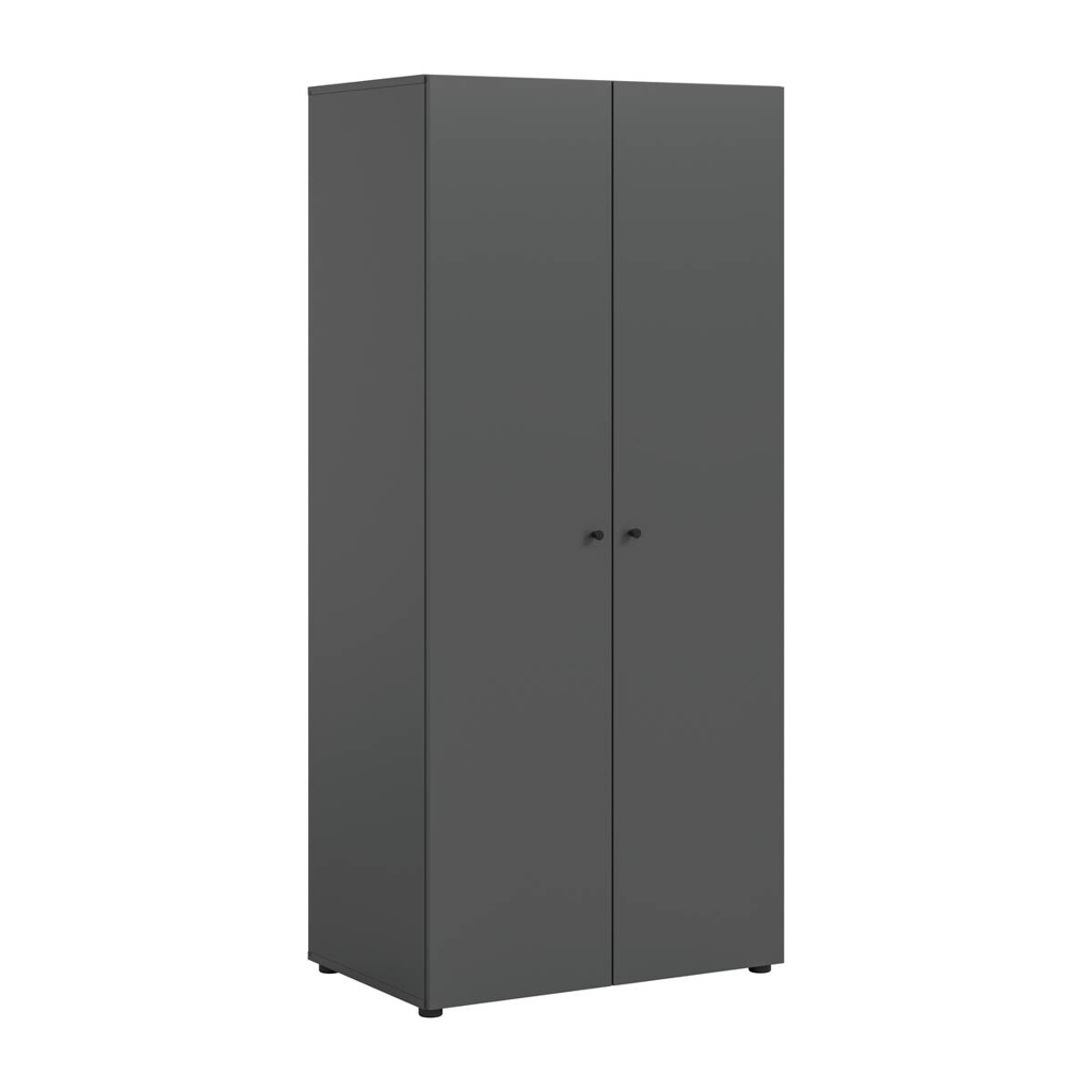 Kleiderschrank DARWIN anthrazit B/H/T: ca. 80x176x51 cm