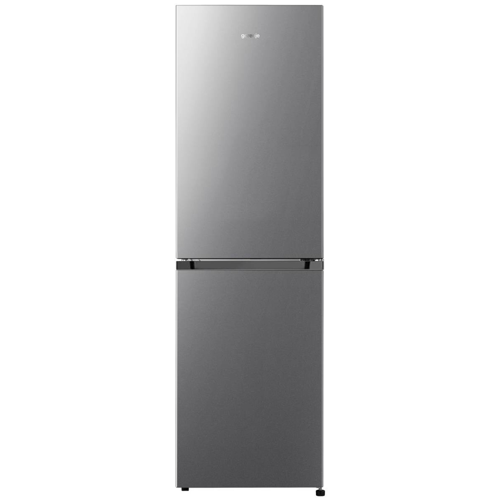 Gorenje Kühl-/Gefrierkombination NRK418ECS4 silber B/H/L: ca. 55x182,4x55,7 cm