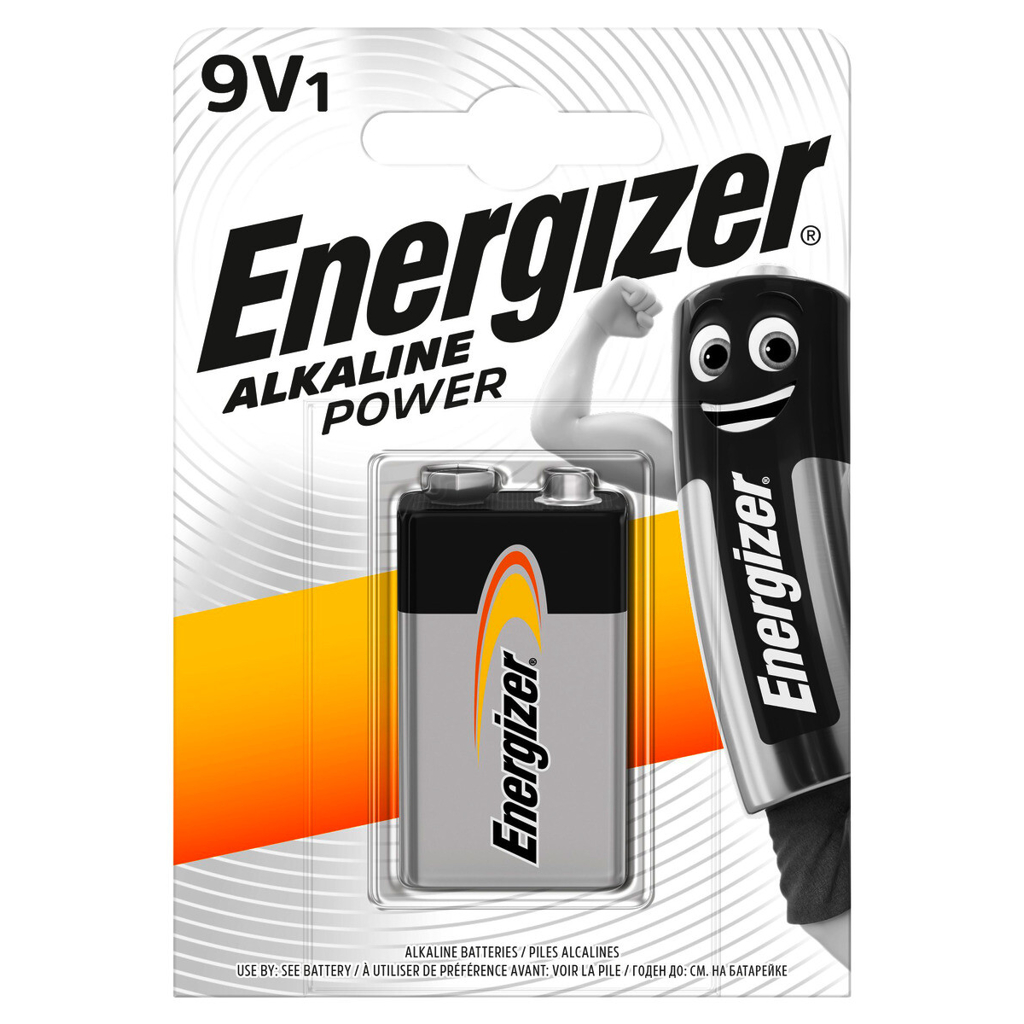 Energizer Batterie Power 9V E-Block (6LR61) 1er Pack