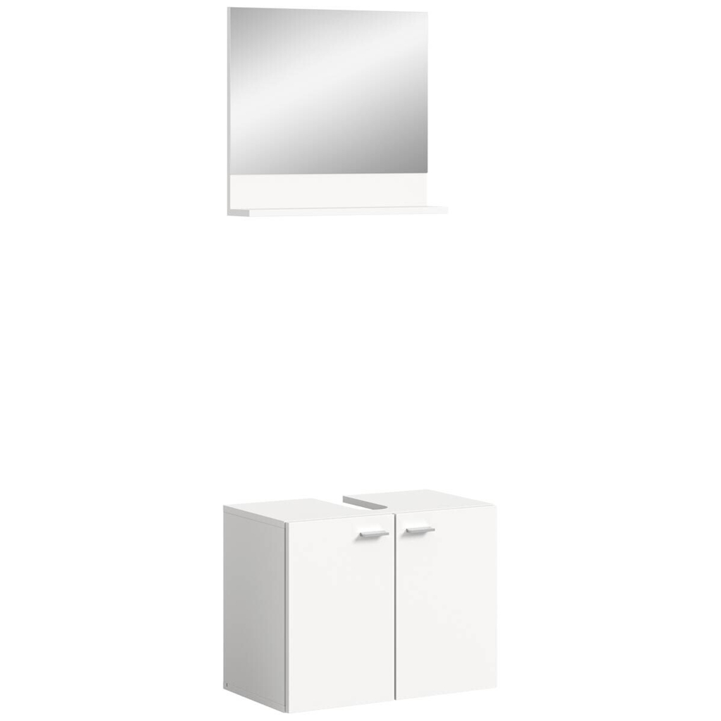 Badezimmer-Set BOSTON weiß B/H/T: ca. 57x186x33 cm