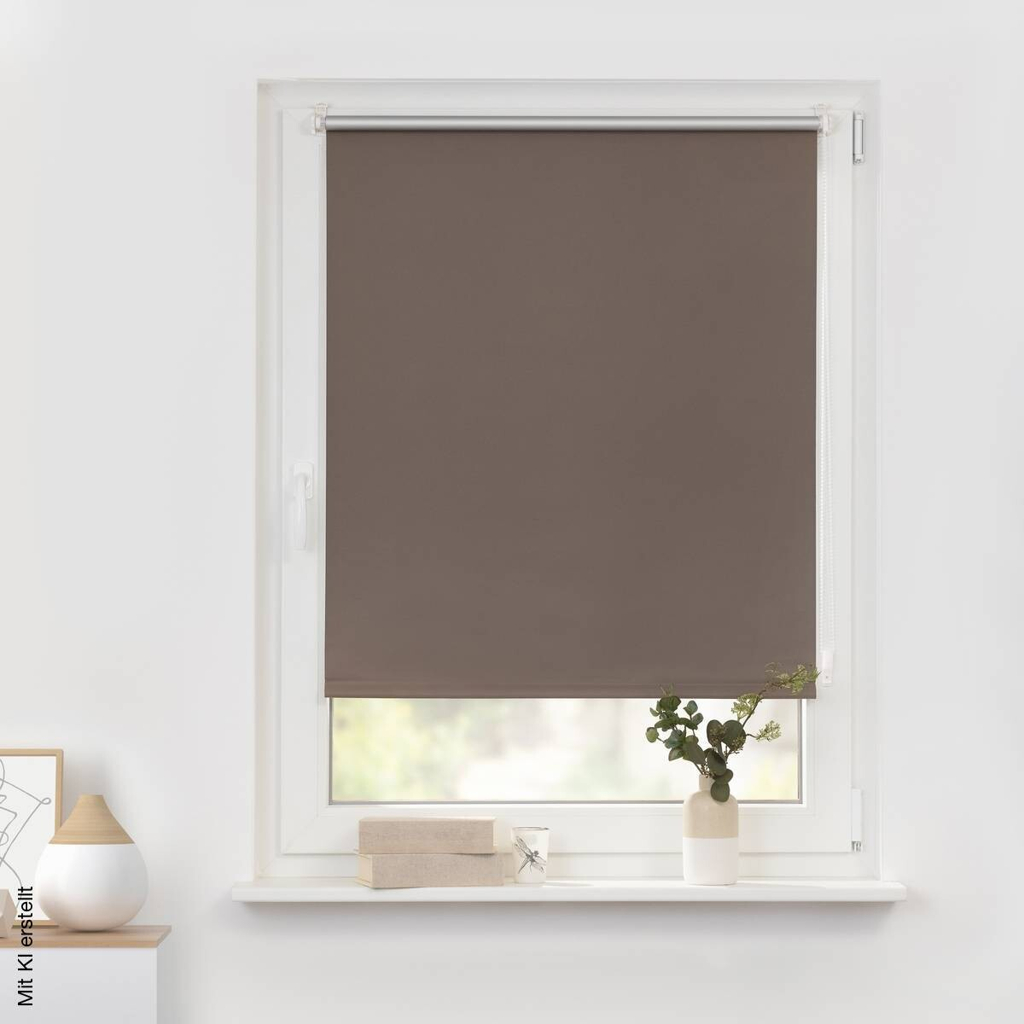 LICHTBLICK Klemmrollo taupe B/L: ca. 90x220 cm