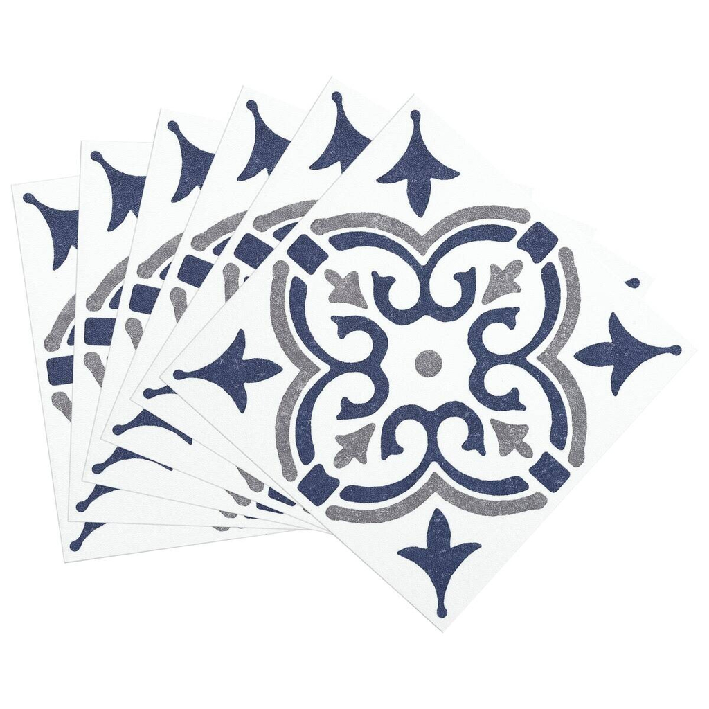d-c-fix Wandfliese selbstklebend blau B/L: ca. 15,25x15,25 cm